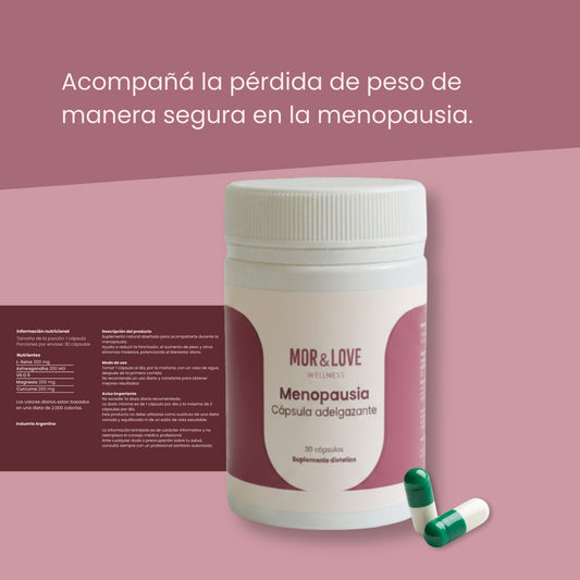 MOR & LOVE | Cápsulas Adelgazantes Menopausia