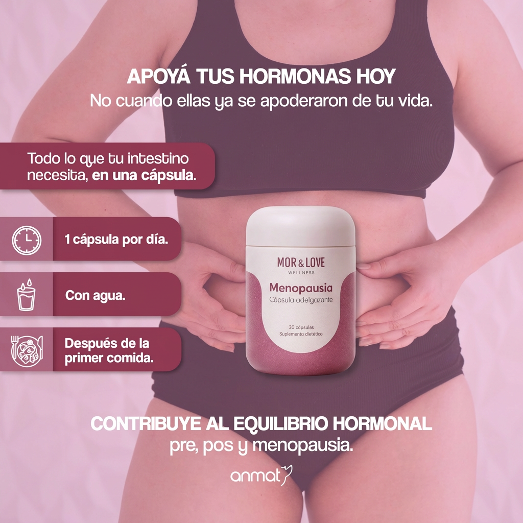 MOR & LOVE | Cápsulas Adelgazantes Menopausia