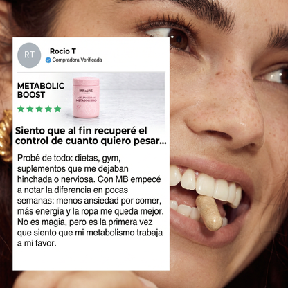 Metabolic boost - Suplemento quema grasa corporal